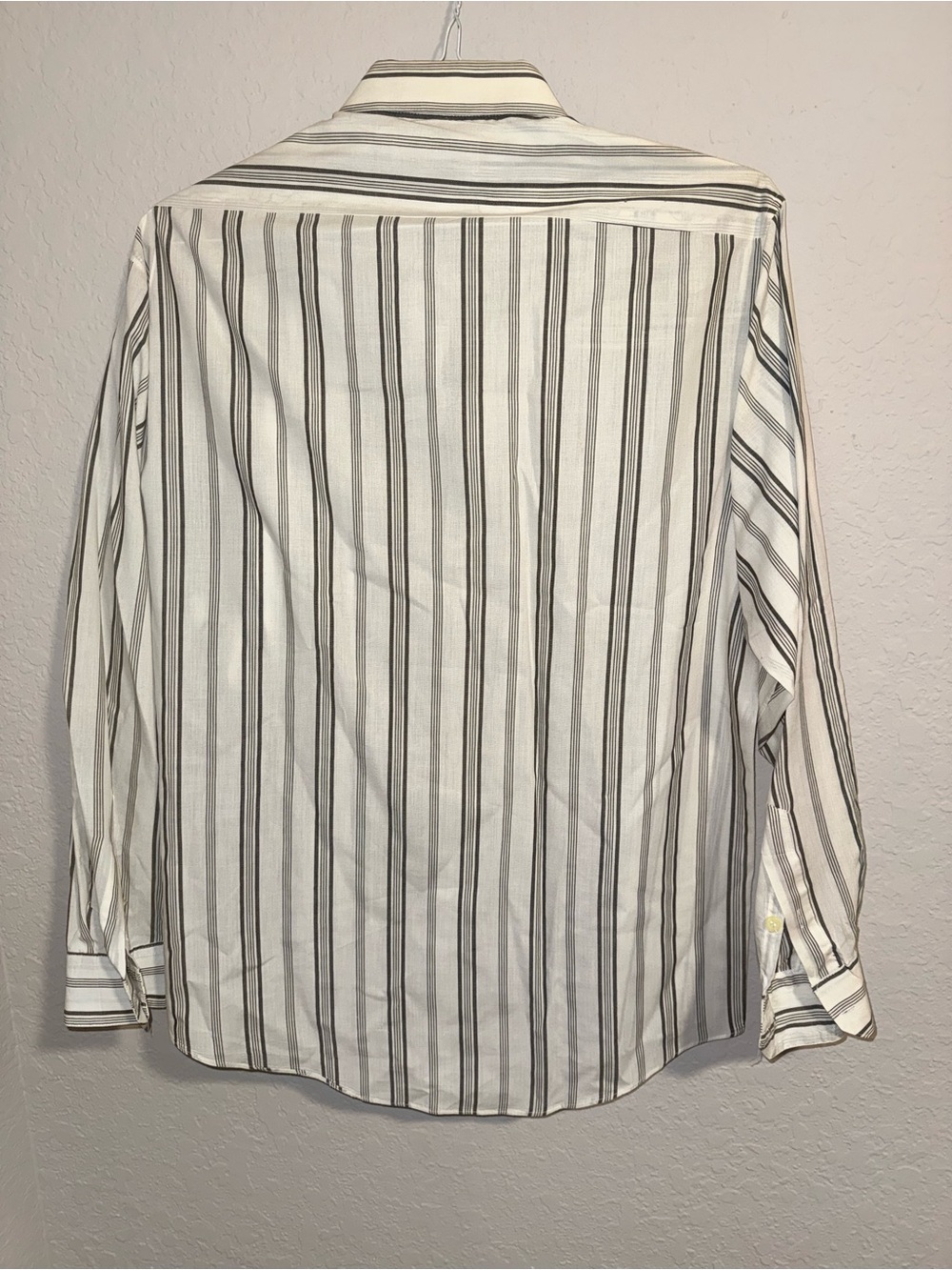 Marquis Vintage Striped Button-Up Shirt – Made in Korea – Size Large 16½ - Picture 3 of 7